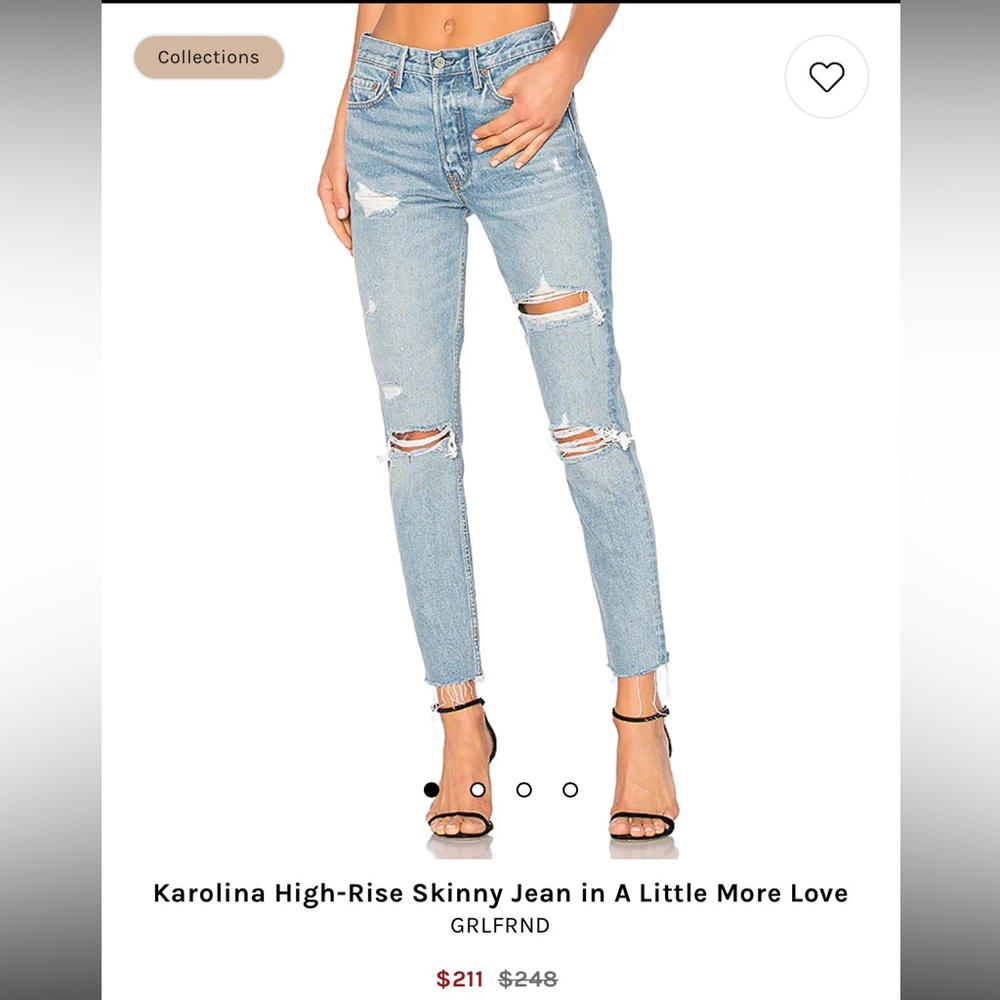 Karolina High-Rise Skinny Jean in A Little More Love
GRLFRND REVOLVE